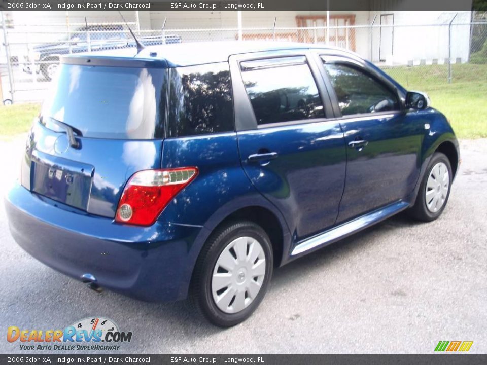 2006 Scion xA Indigo Ink Pearl / Dark Charcoal Photo #3