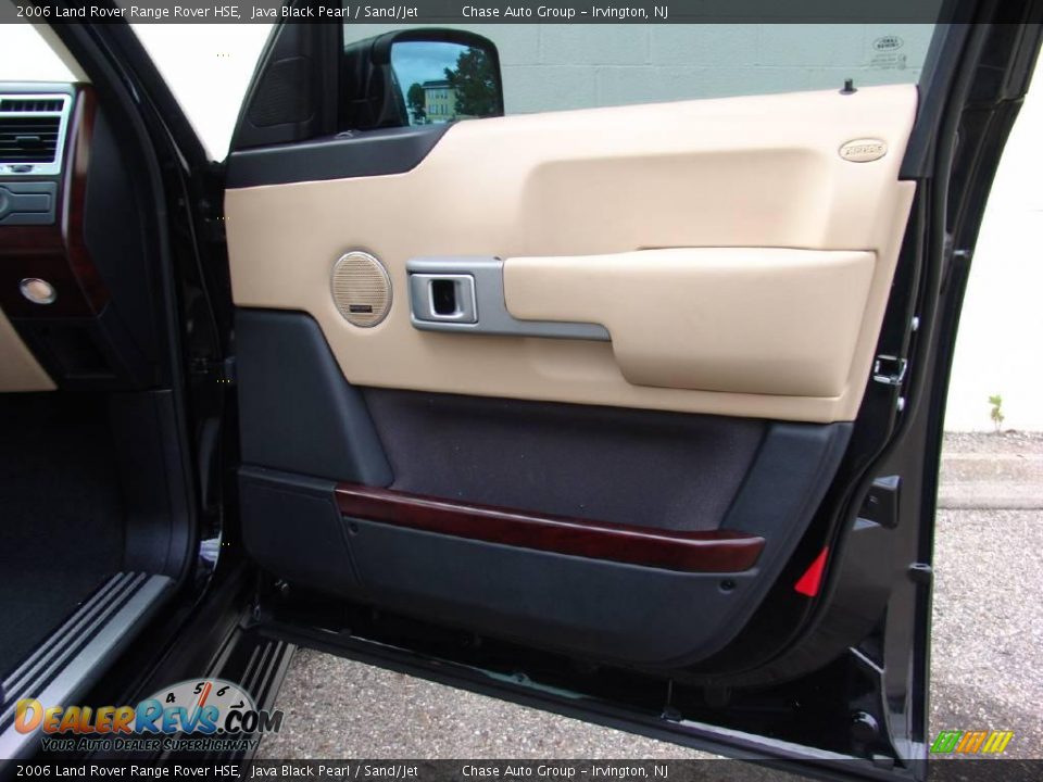 2006 Land Rover Range Rover HSE Java Black Pearl / Sand/Jet Photo #33