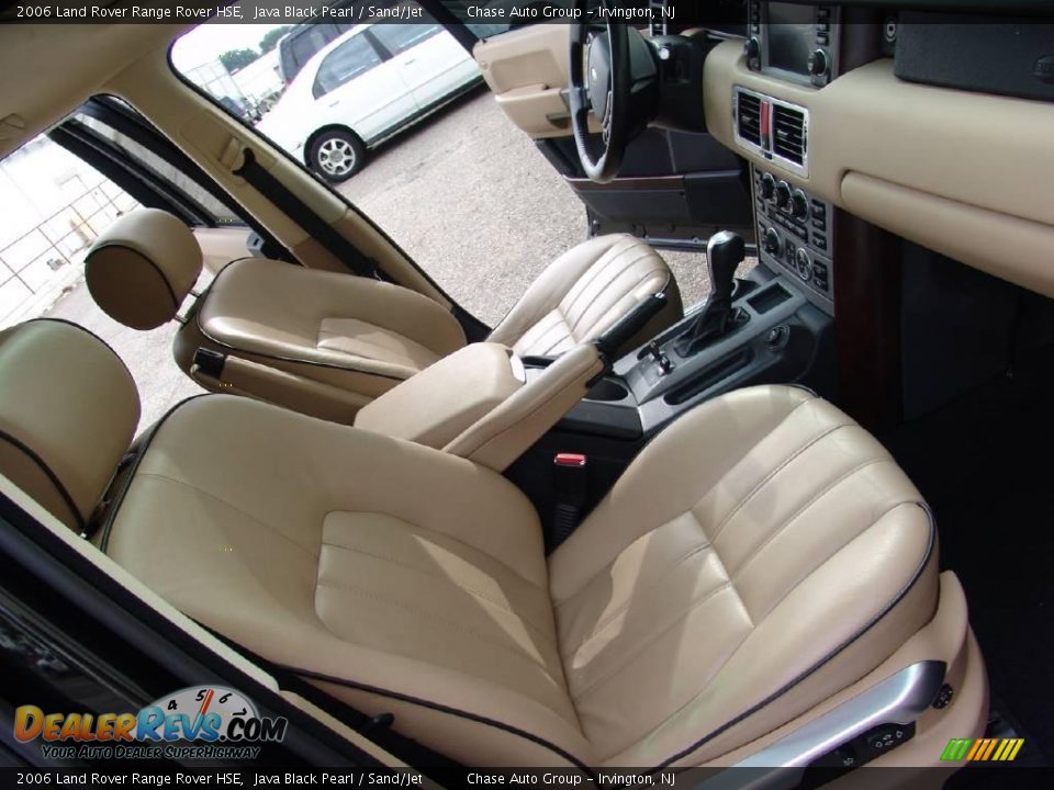 2006 Land Rover Range Rover HSE Java Black Pearl / Sand/Jet Photo #35