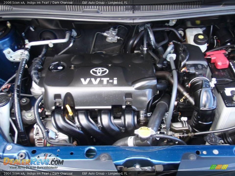 2006 Scion xA Indigo Ink Pearl / Dark Charcoal Photo #6