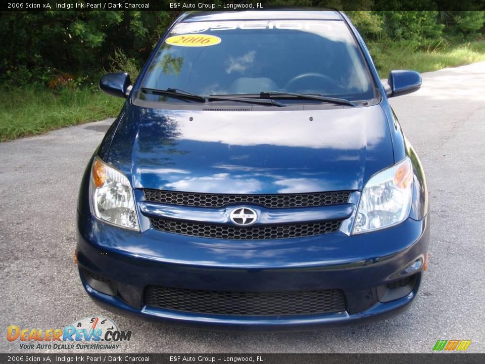 2006 Scion xA Indigo Ink Pearl / Dark Charcoal Photo #7