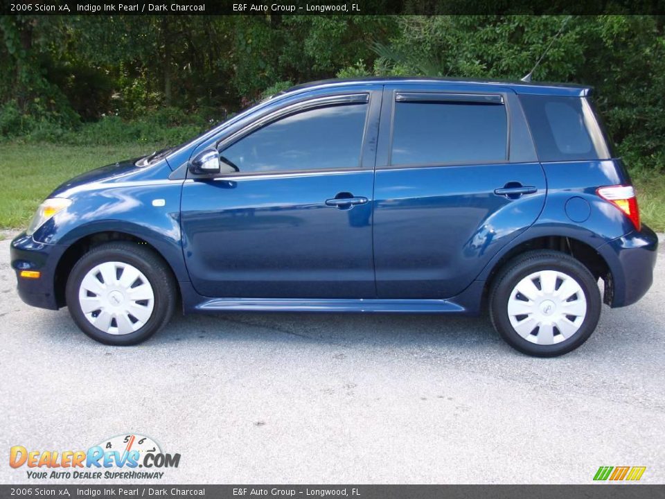 2006 Scion xA Indigo Ink Pearl / Dark Charcoal Photo #8