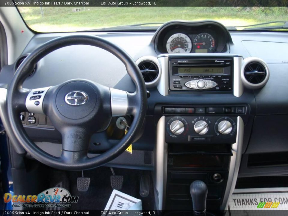 2006 Scion xA Indigo Ink Pearl / Dark Charcoal Photo #11