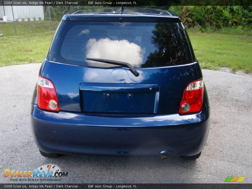 2006 Scion xA Indigo Ink Pearl / Dark Charcoal Photo #16