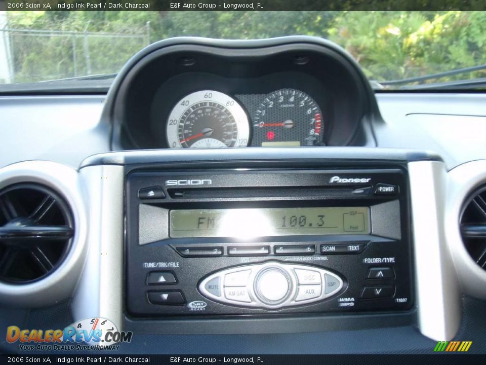 2006 Scion xA Indigo Ink Pearl / Dark Charcoal Photo #25