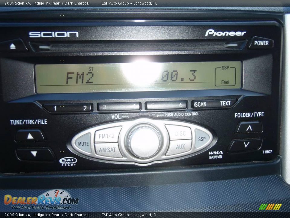 2006 Scion xA Indigo Ink Pearl / Dark Charcoal Photo #28