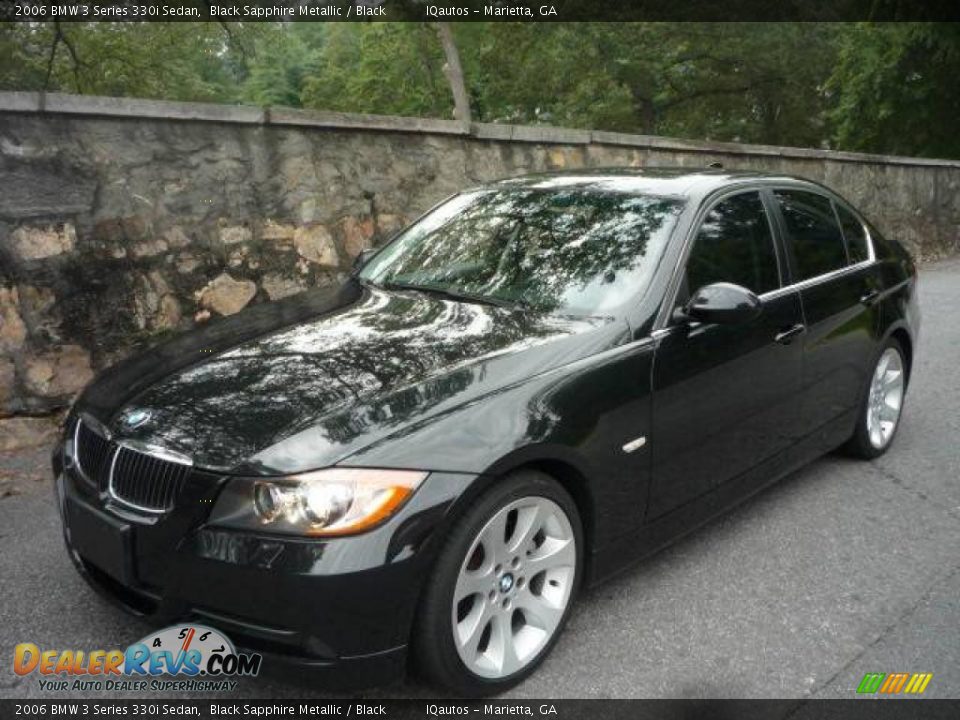 2006 BMW 3 Series 330i Sedan Black Sapphire Metallic / Black Photo #4