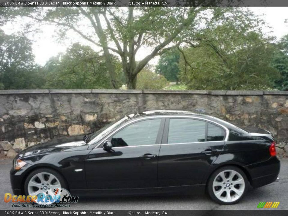 2006 BMW 3 Series 330i Sedan Black Sapphire Metallic / Black Photo #5