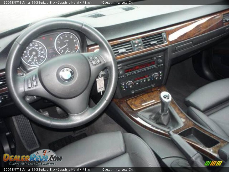 2006 BMW 3 Series 330i Sedan Black Sapphire Metallic / Black Photo #7