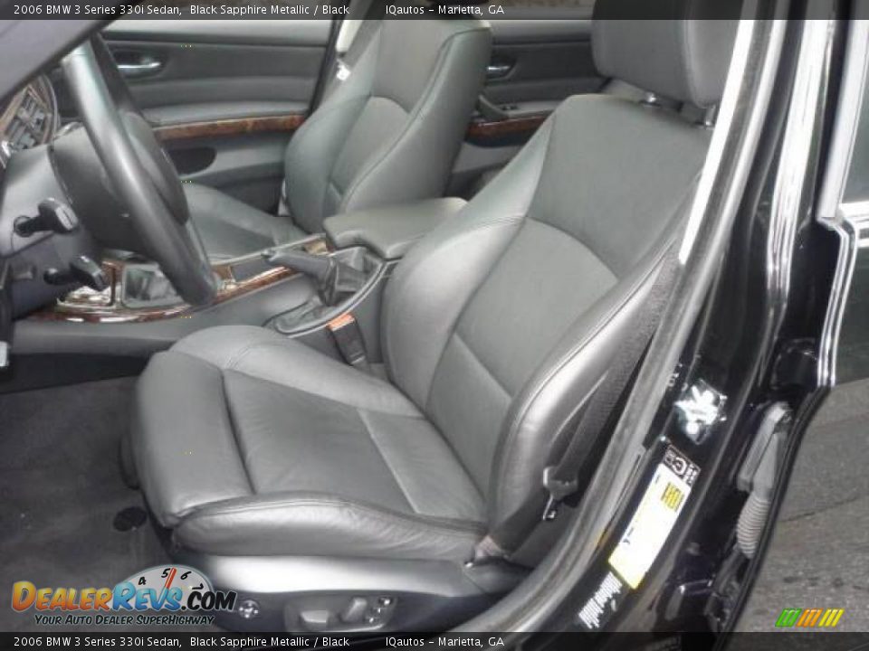 2006 BMW 3 Series 330i Sedan Black Sapphire Metallic / Black Photo #8