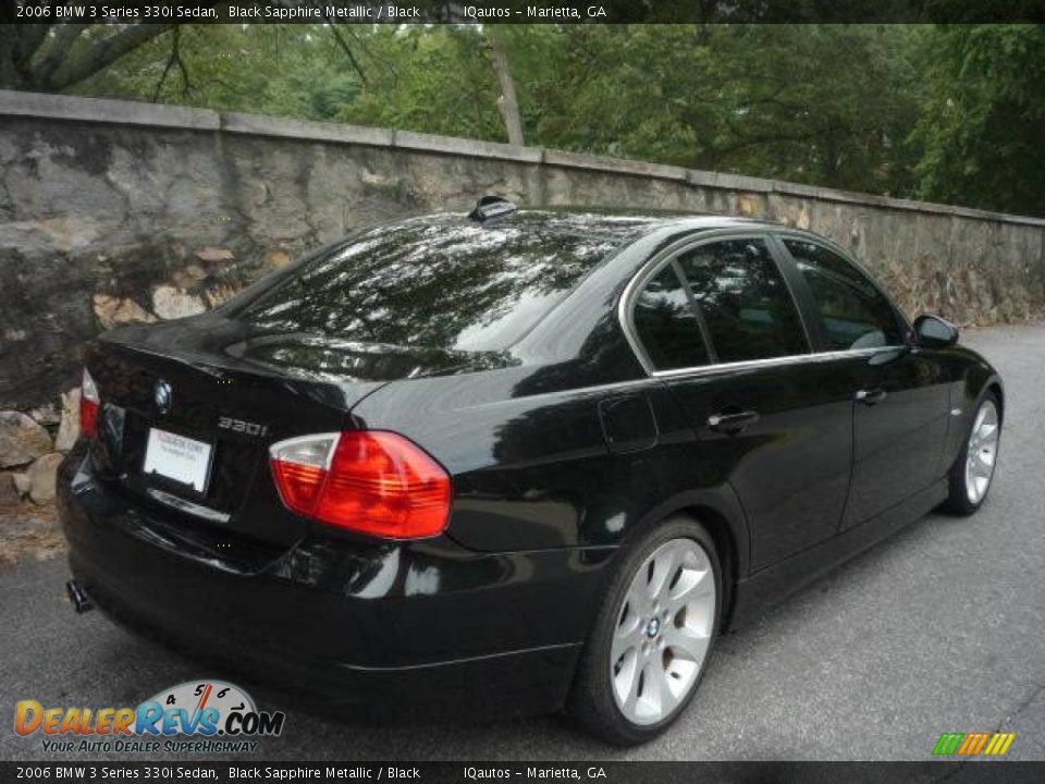2006 BMW 3 Series 330i Sedan Black Sapphire Metallic / Black Photo #10