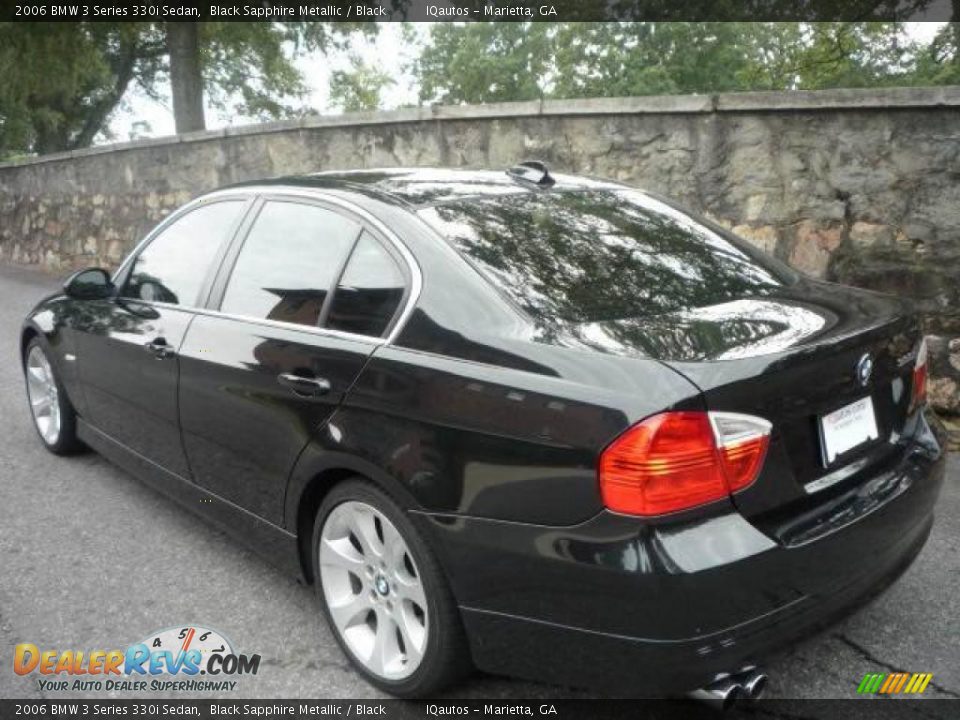 2006 BMW 3 Series 330i Sedan Black Sapphire Metallic / Black Photo #11