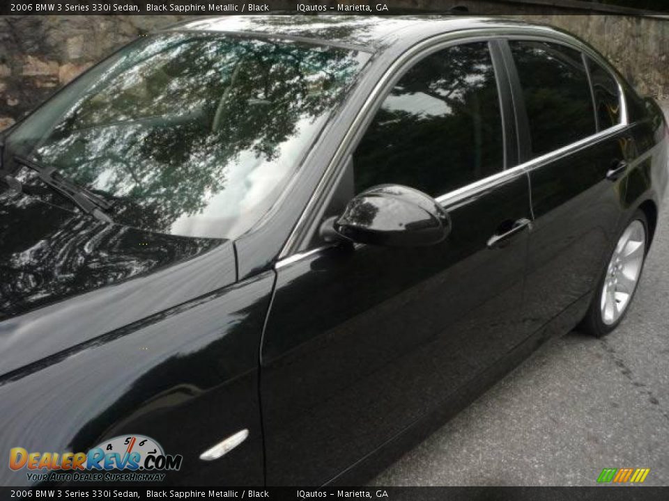 2006 BMW 3 Series 330i Sedan Black Sapphire Metallic / Black Photo #12