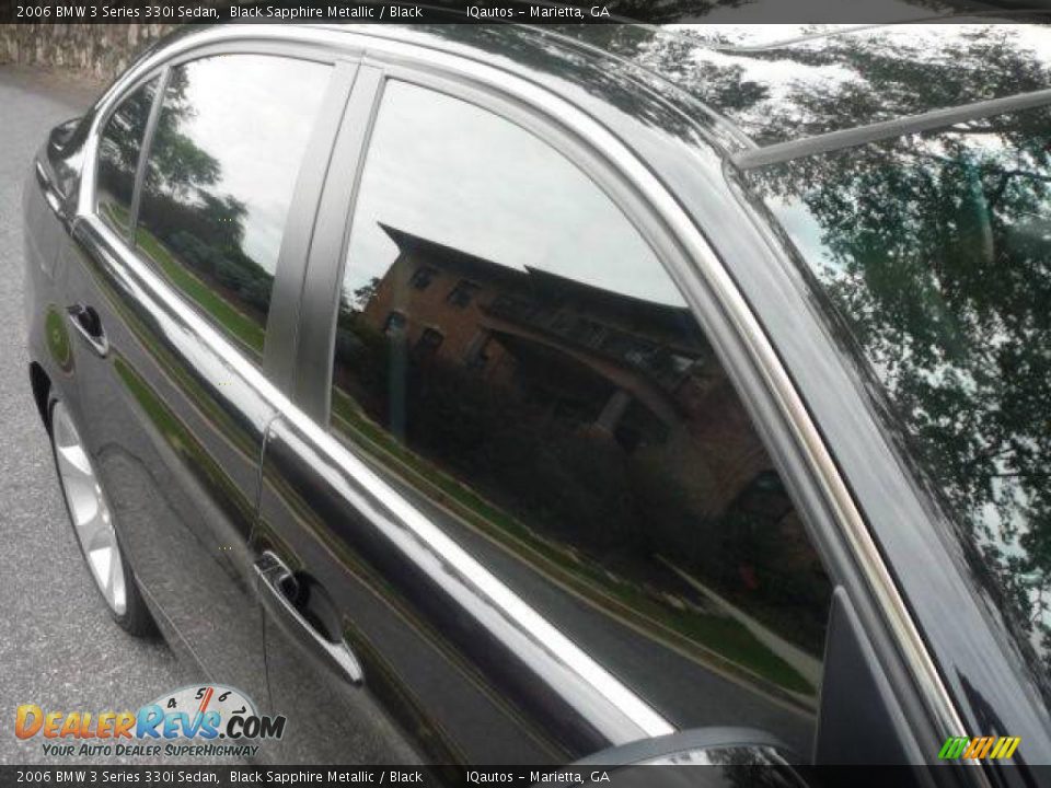 2006 BMW 3 Series 330i Sedan Black Sapphire Metallic / Black Photo #13