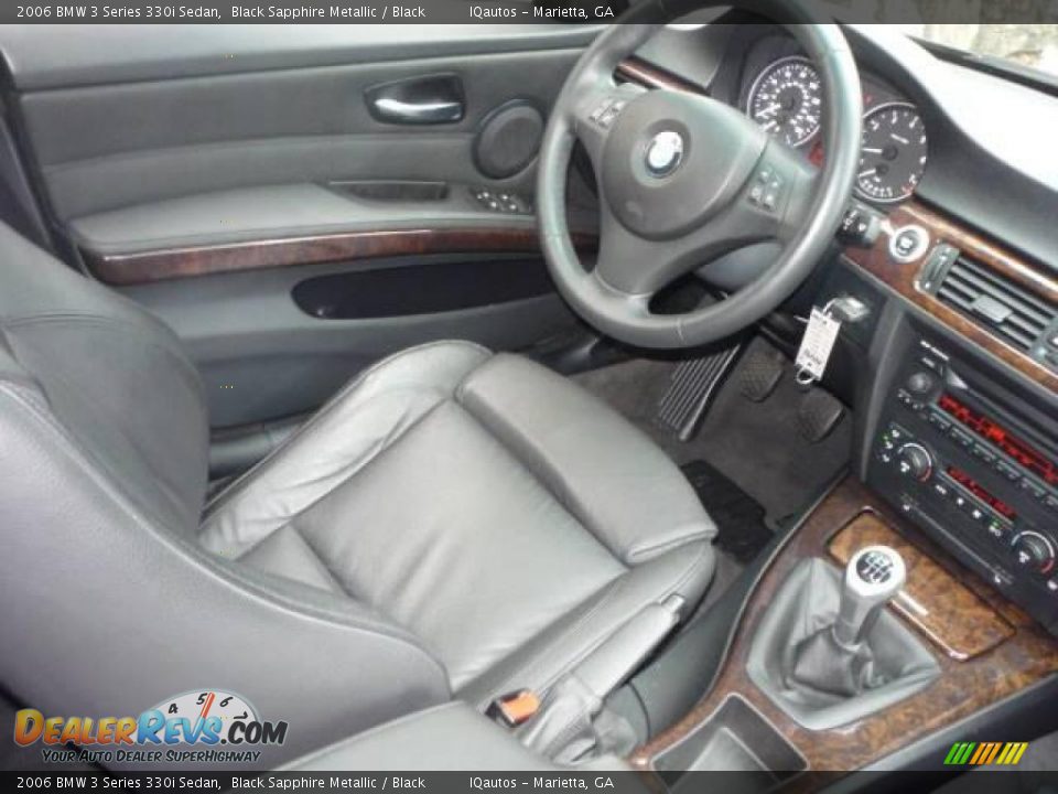 2006 BMW 3 Series 330i Sedan Black Sapphire Metallic / Black Photo #14
