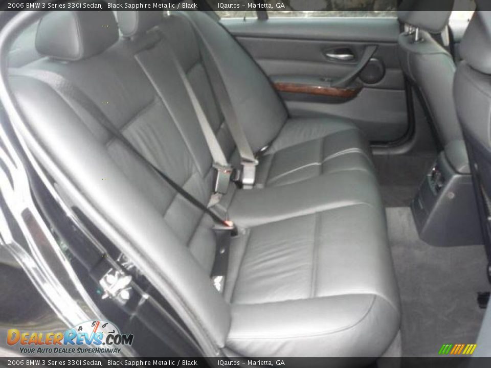 2006 BMW 3 Series 330i Sedan Black Sapphire Metallic / Black Photo #16