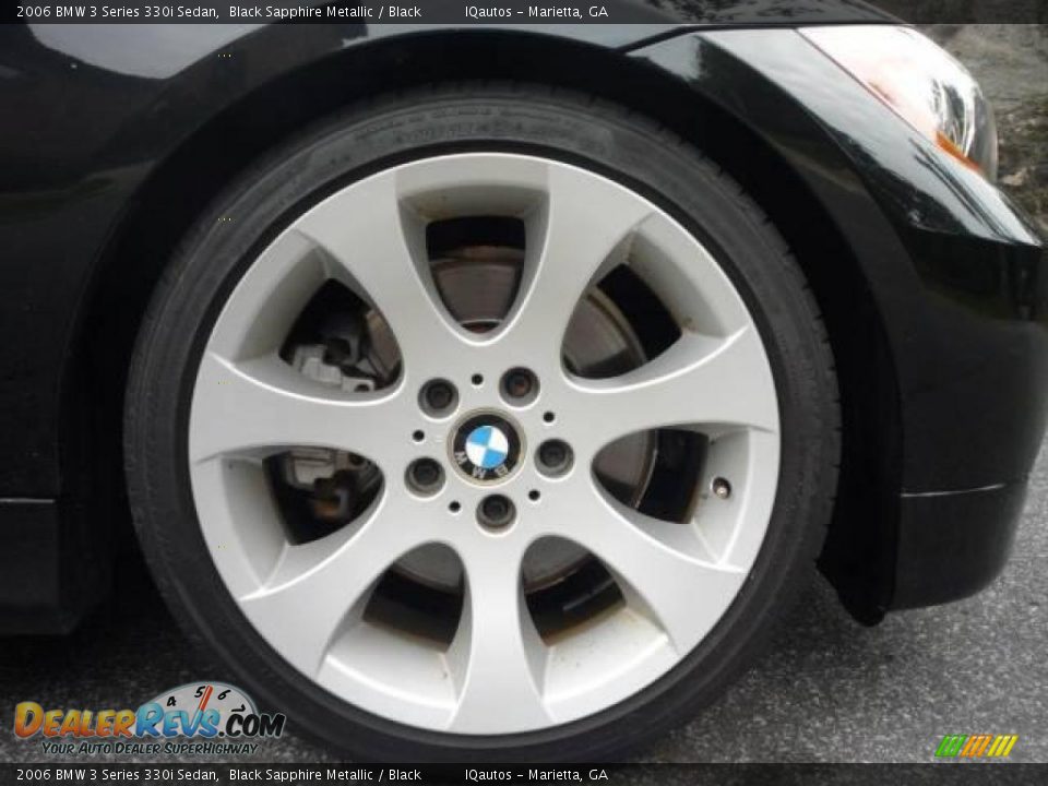 2006 BMW 3 Series 330i Sedan Black Sapphire Metallic / Black Photo #24