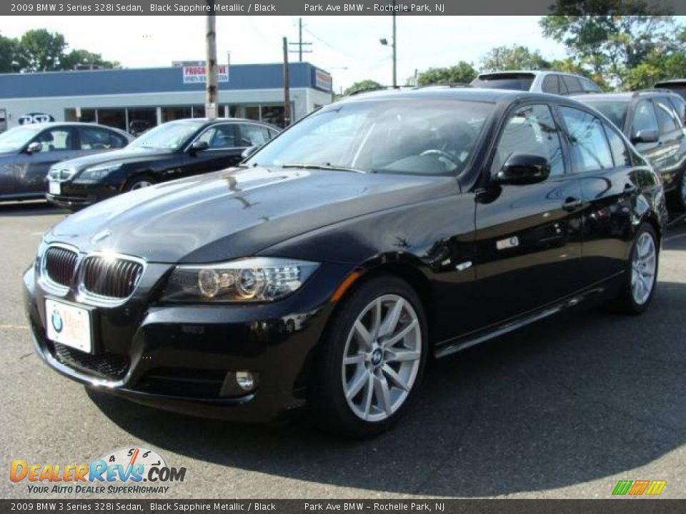 2009 BMW 3 Series 328i Sedan Black Sapphire Metallic / Black Photo #4