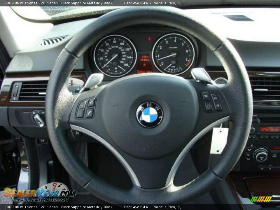 2009 BMW 3 Series 328i Sedan Black Sapphire Metallic / Black Photo #13