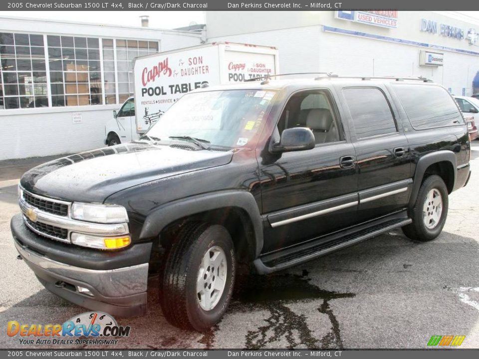 2005 Chevrolet Suburban 1500 LT 4x4 Black / Gray/Dark Charcoal Photo #1