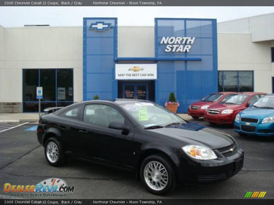 2006 Chevrolet Cobalt LS Coupe Black / Gray Photo #1
