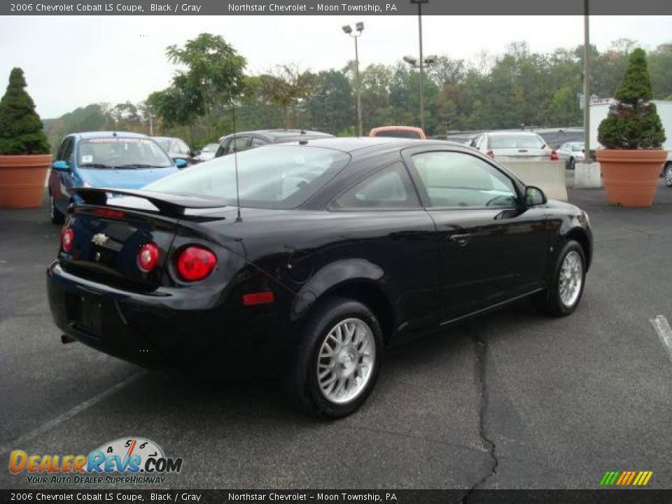 2006 Chevrolet Cobalt LS Coupe Black / Gray Photo #3