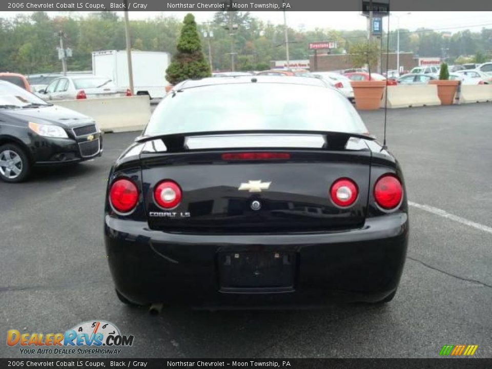 2006 Chevrolet Cobalt LS Coupe Black / Gray Photo #4
