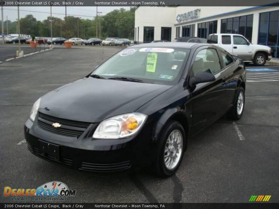 2006 Chevrolet Cobalt LS Coupe Black / Gray Photo #7