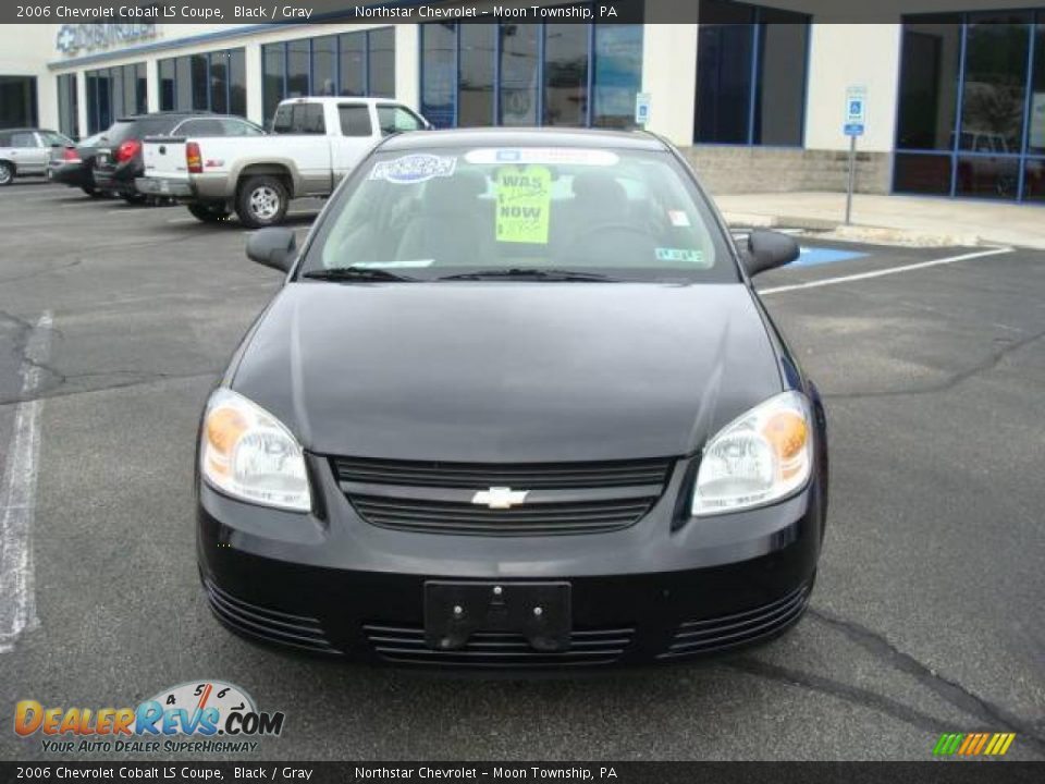 2006 Chevrolet Cobalt LS Coupe Black / Gray Photo #8