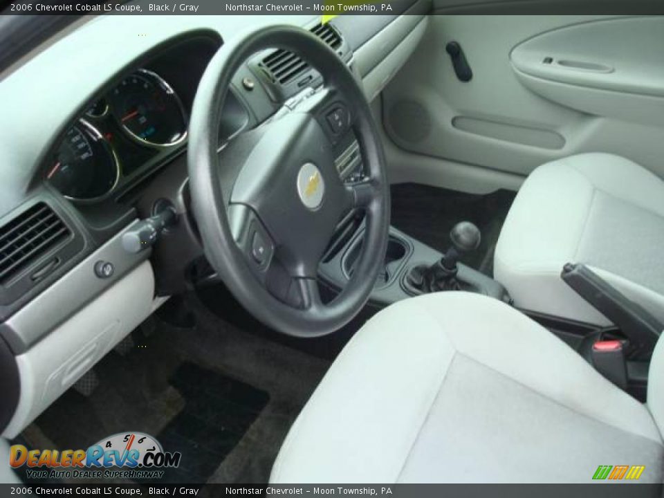 2006 Chevrolet Cobalt LS Coupe Black / Gray Photo #14