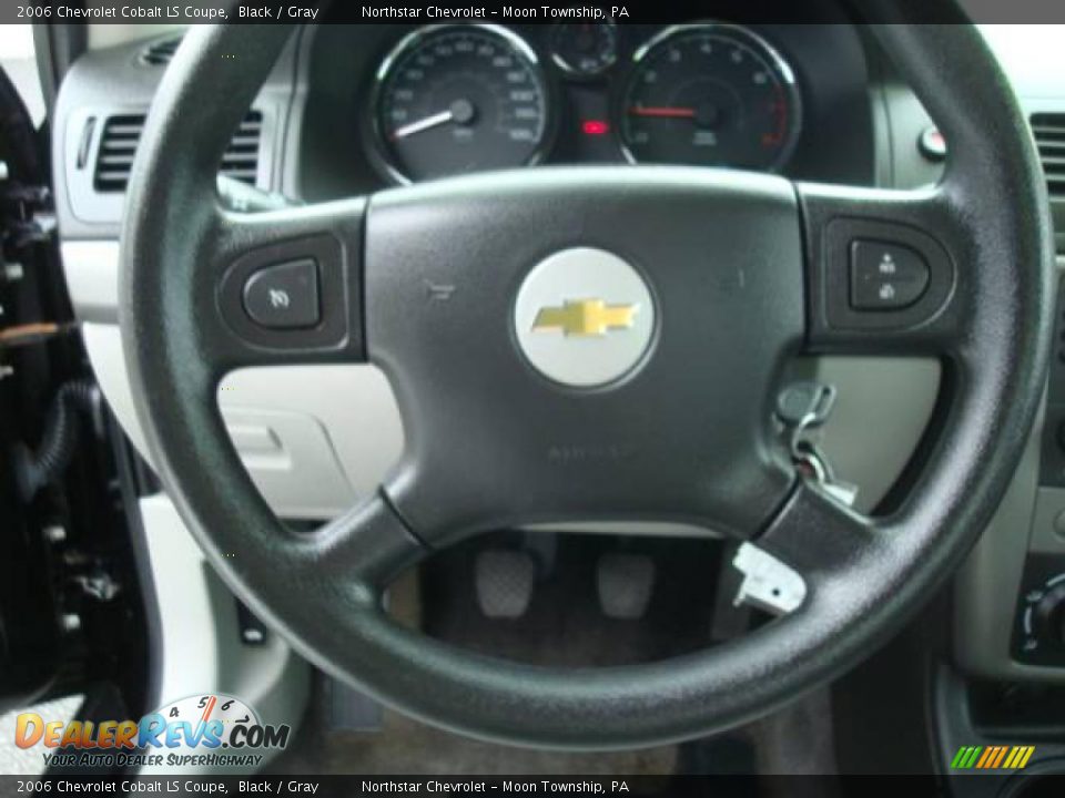 2006 Chevrolet Cobalt LS Coupe Black / Gray Photo #15