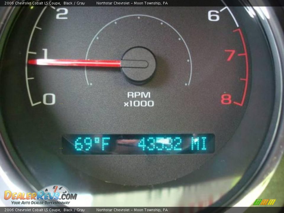 2006 Chevrolet Cobalt LS Coupe Black / Gray Photo #20