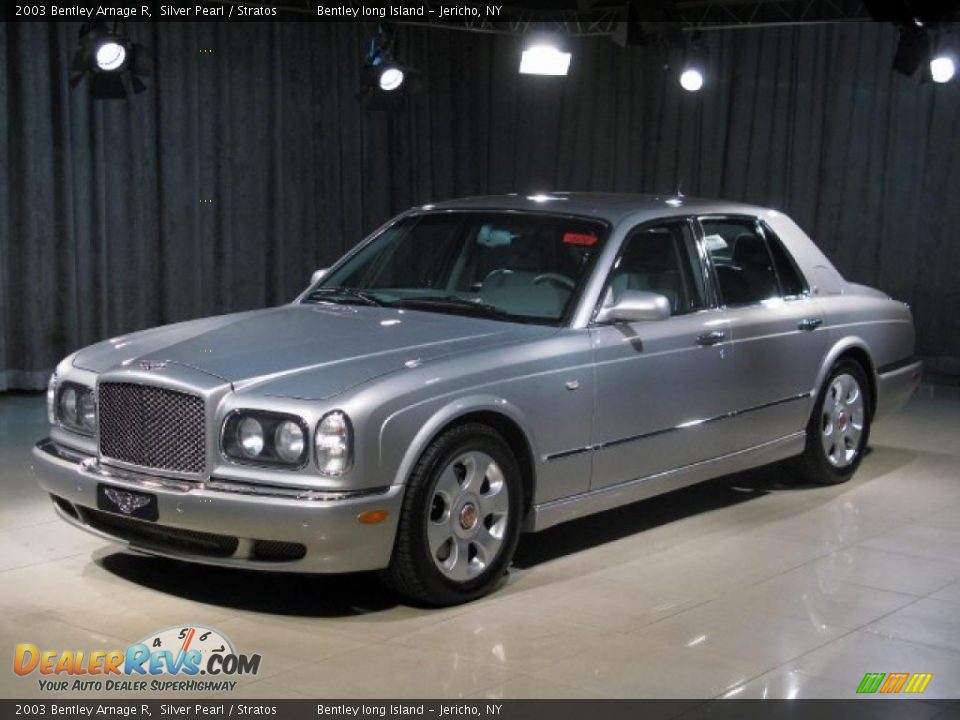 2003 Bentley Arnage R Silver Pearl / Stratos Photo #1