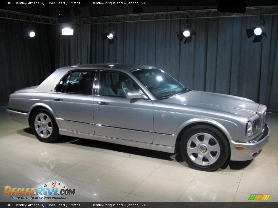 2003 Bentley Arnage R Silver Pearl / Stratos Photo #3