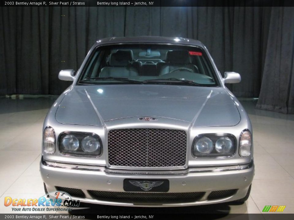 2003 Bentley Arnage R Silver Pearl / Stratos Photo #4