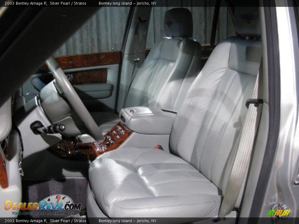 2003 Bentley Arnage R Silver Pearl / Stratos Photo #5