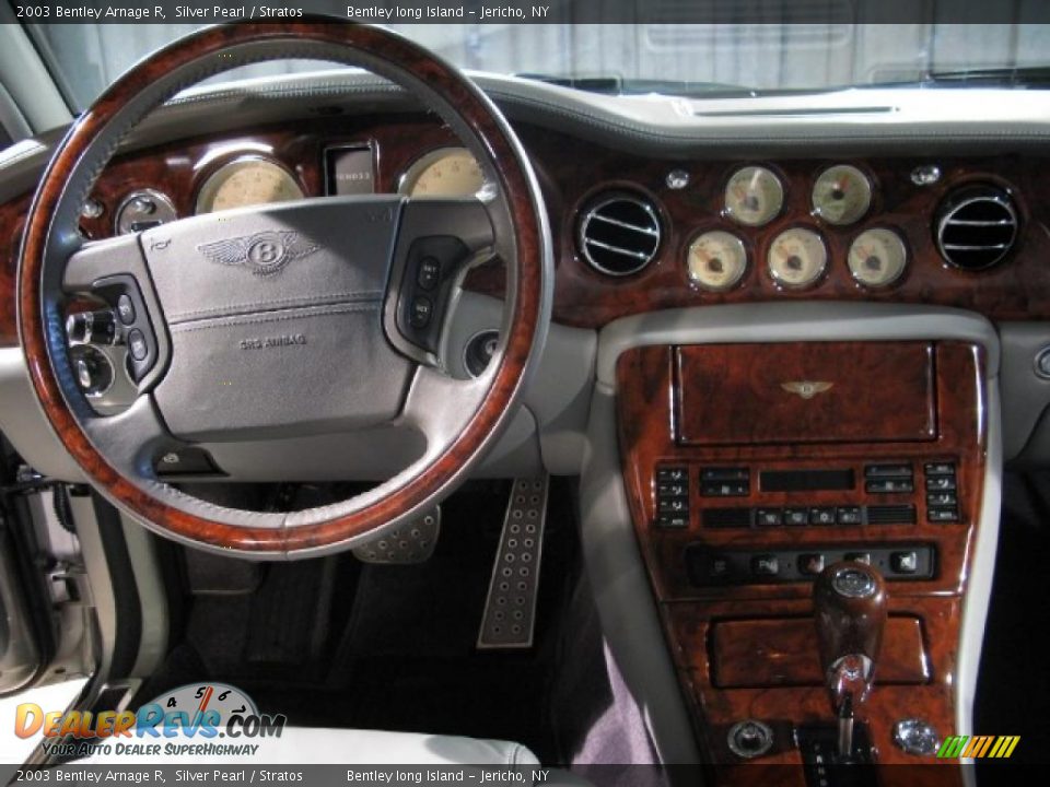 2003 Bentley Arnage R Silver Pearl / Stratos Photo #8