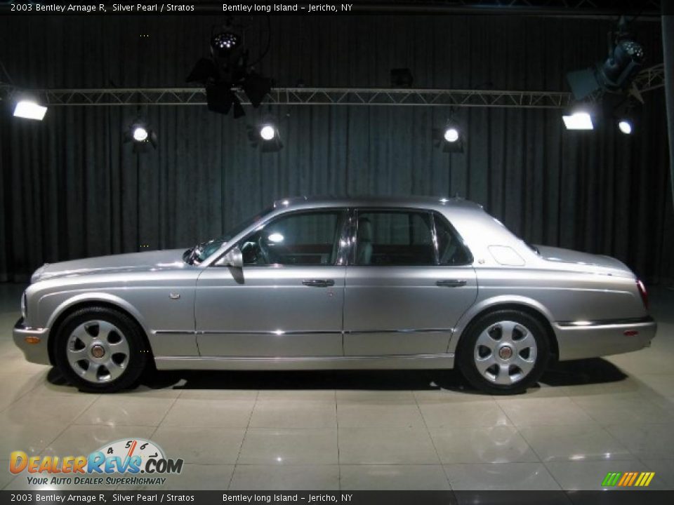 2003 Bentley Arnage R Silver Pearl / Stratos Photo #17