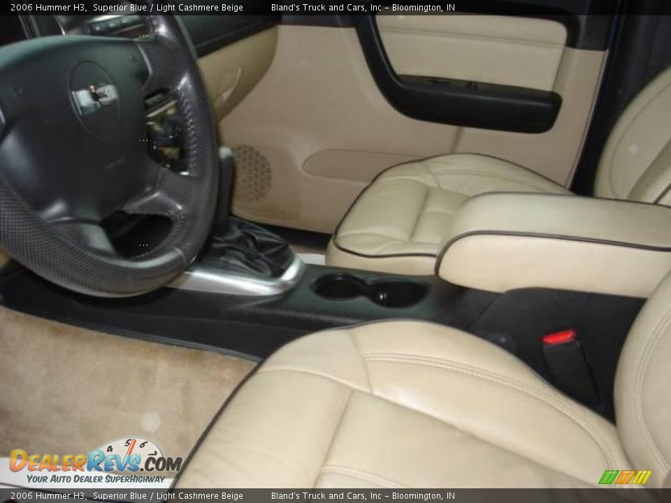 2006 Hummer H3 Superior Blue / Light Cashmere Beige Photo #4