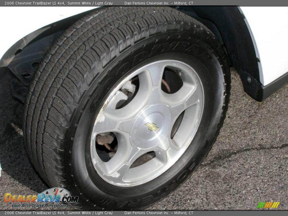 2006 Chevrolet TrailBlazer LS 4x4 Summit White / Light Gray Photo #10