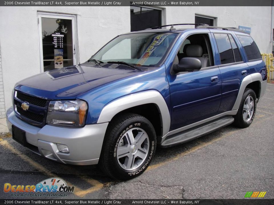 2006 Chevrolet TrailBlazer LT 4x4 Superior Blue Metallic / Light Gray Photo #1