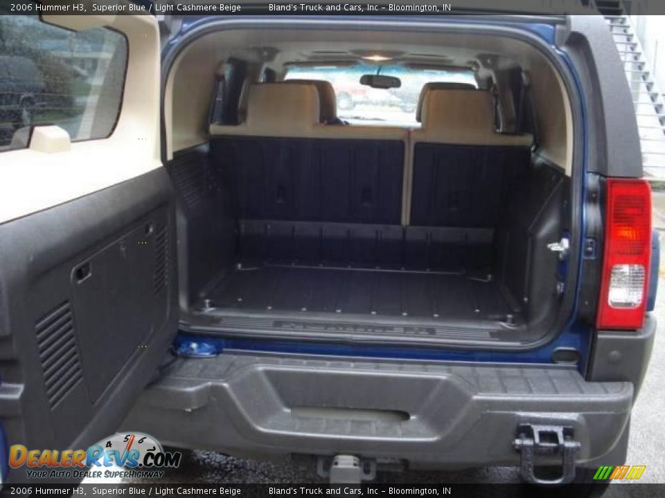 2006 Hummer H3 Superior Blue / Light Cashmere Beige Photo #14