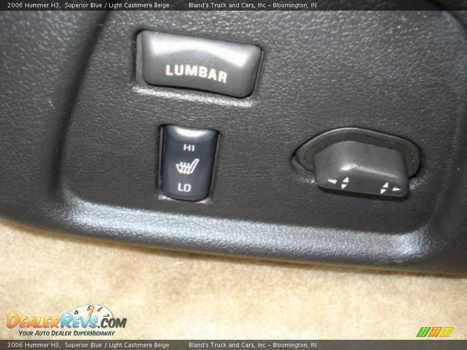 2006 Hummer H3 Superior Blue / Light Cashmere Beige Photo #17