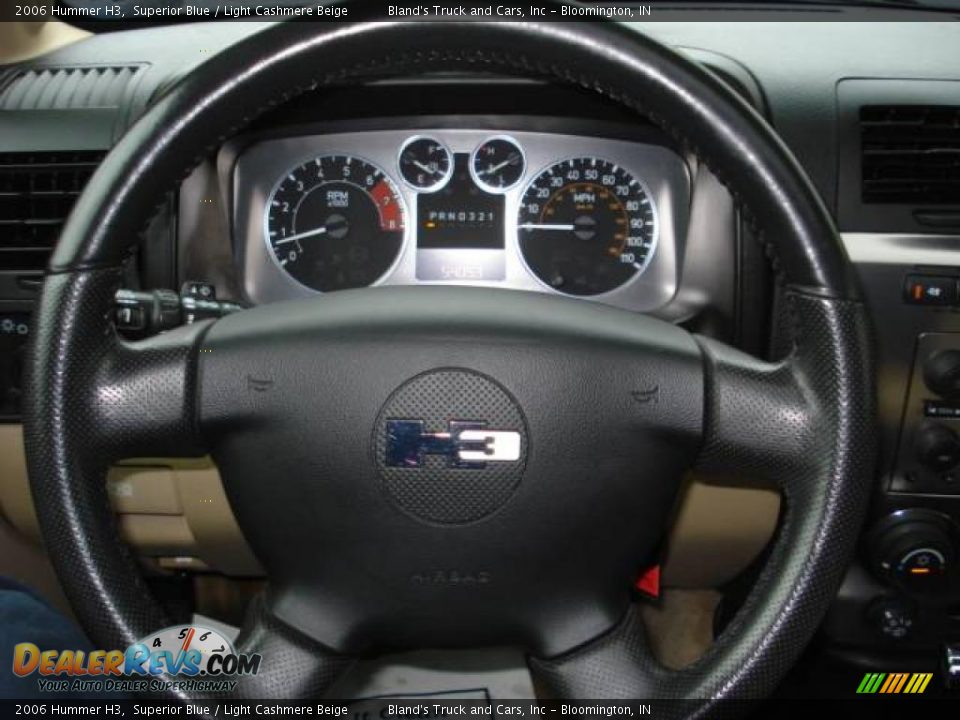 2006 Hummer H3 Superior Blue / Light Cashmere Beige Photo #18