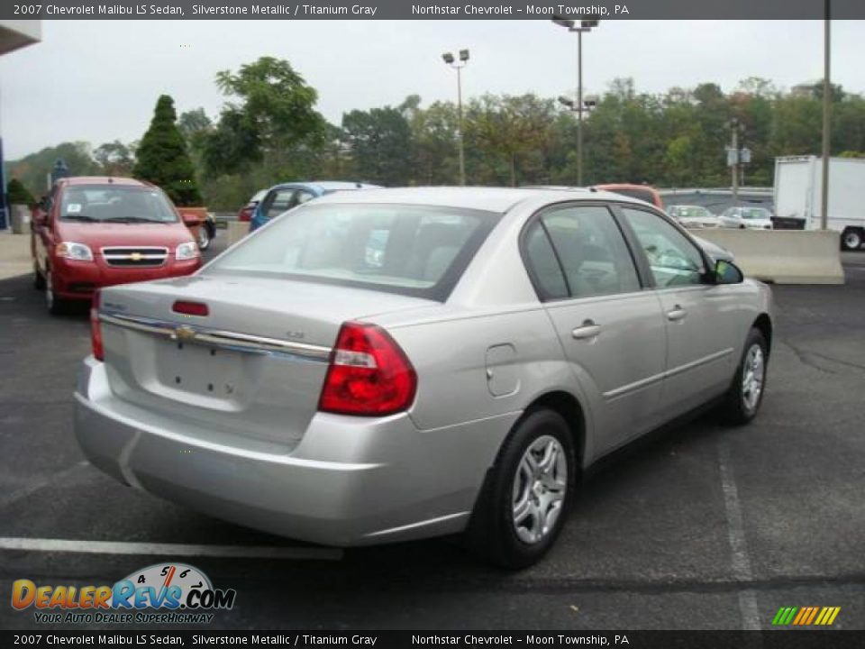 2007 Chevrolet Malibu LS Sedan Silverstone Metallic / Titanium Gray Photo #3
