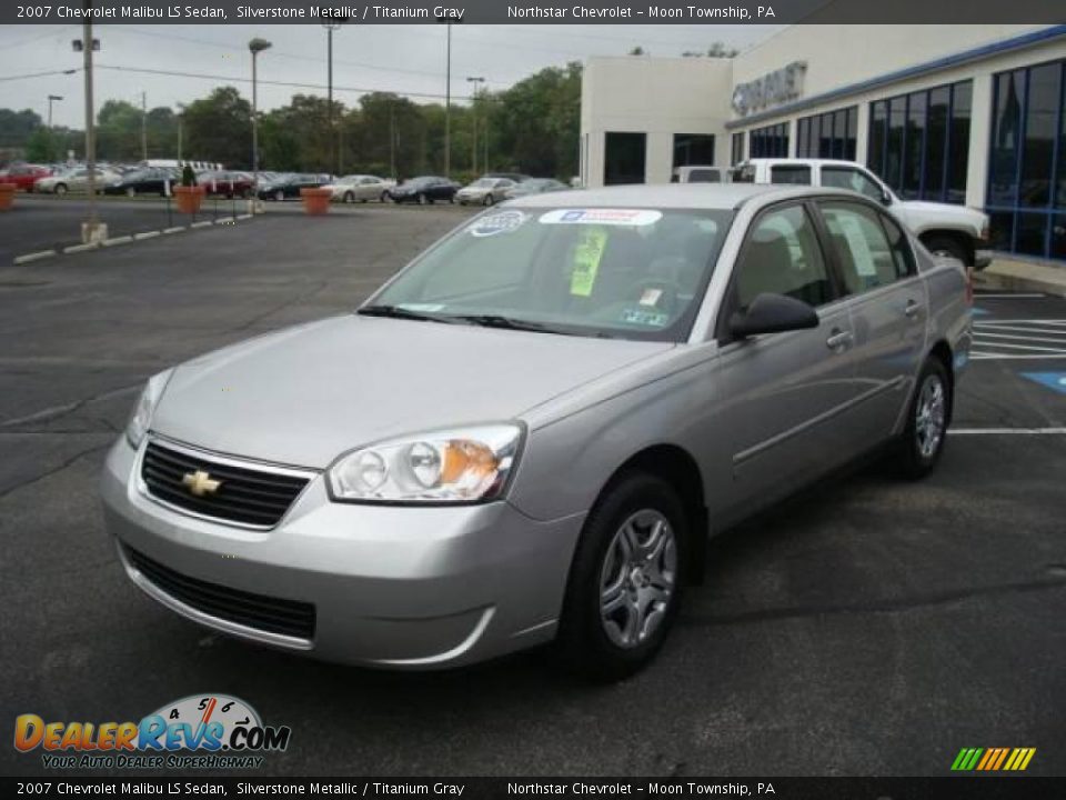 2007 Chevrolet Malibu LS Sedan Silverstone Metallic / Titanium Gray Photo #7