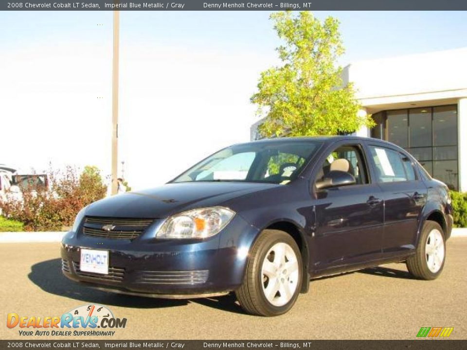 2008 Chevrolet Cobalt LT Sedan Imperial Blue Metallic / Gray Photo #2