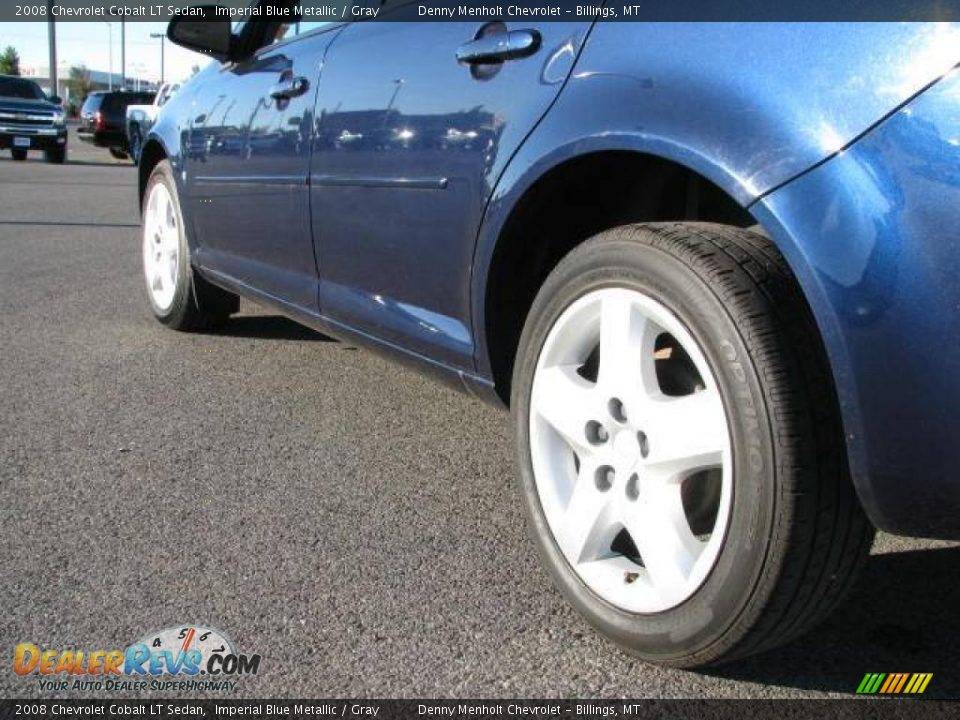 2008 Chevrolet Cobalt LT Sedan Imperial Blue Metallic / Gray Photo #6