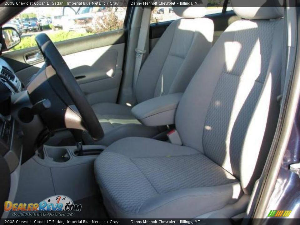 2008 Chevrolet Cobalt LT Sedan Imperial Blue Metallic / Gray Photo #9