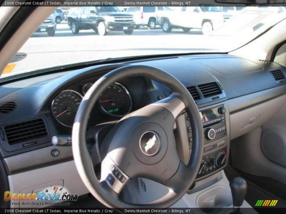 2008 Chevrolet Cobalt LT Sedan Imperial Blue Metallic / Gray Photo #10